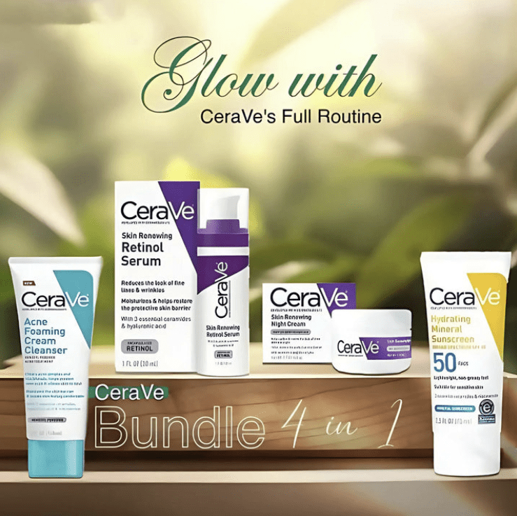 CeraVe 4-in-1 Essential Skin Care Kit