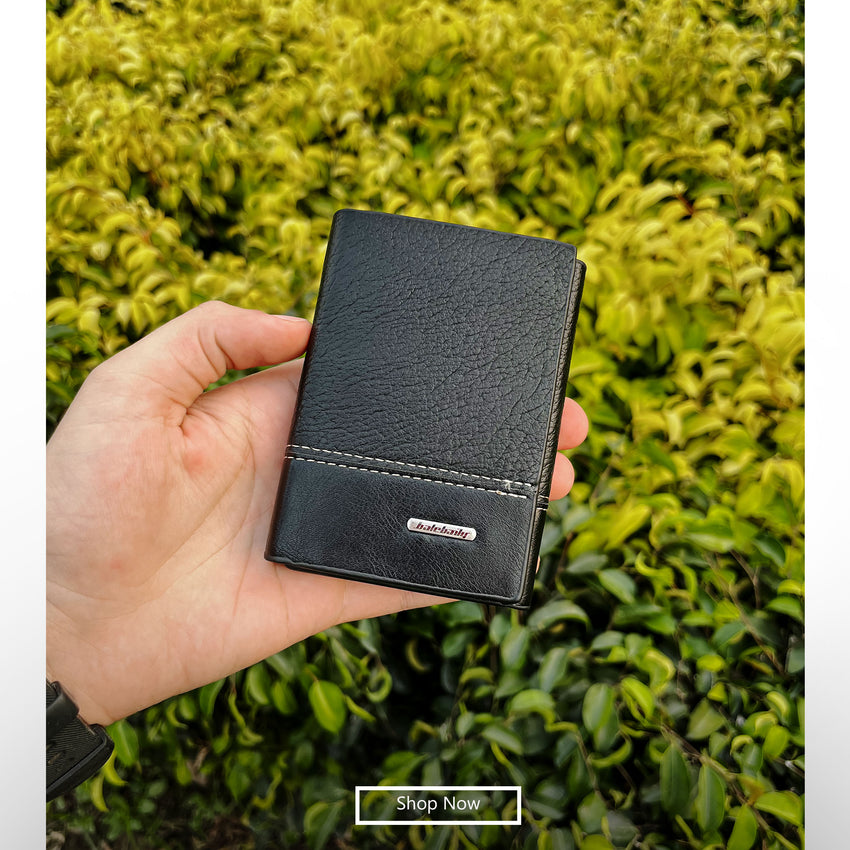 New Balebaily Zipper short Leather Wallet