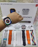 Original I20 Ultra Max Smart Watch 2.3 Inch Large Screen 10 in 1 Box I Open Aowed
