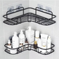 No-Drill Corner Shelf – Bathroom & Kitchen