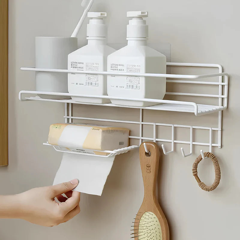 Adhesive Shower Caddy, Rustproof Stainless Steel Bath