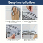 No-Drill Corner Shelf – Bathroom & Kitchen