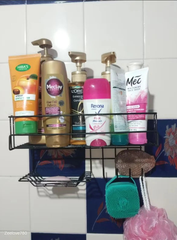 Adhesive Shower Caddy, Rustproof Stainless Steel Bath
