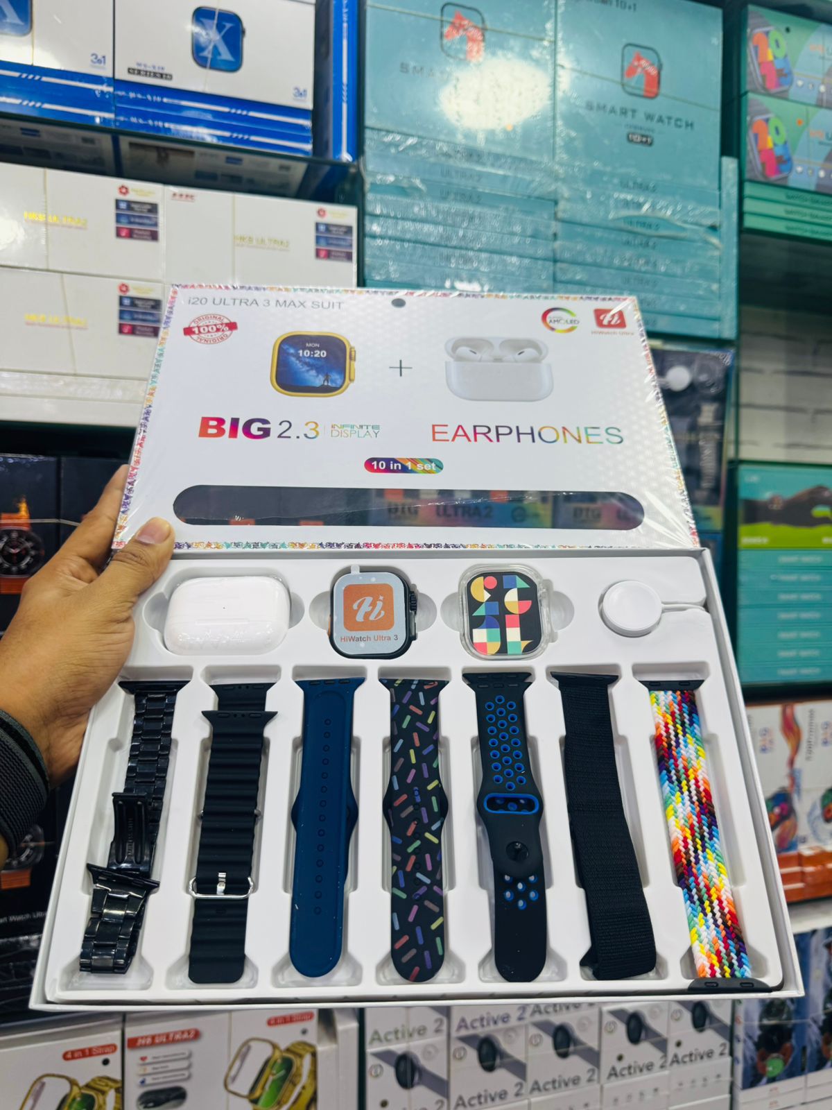 I20 Ultra 2 Smart Watch with Built-In Earbuds 🌟 Check Parcel Before Payment