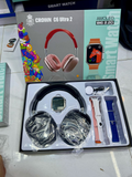 Crown c6 Ultra 2 smart watch With Headphones