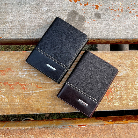 New Balebaily Zipper short Leather Wallet